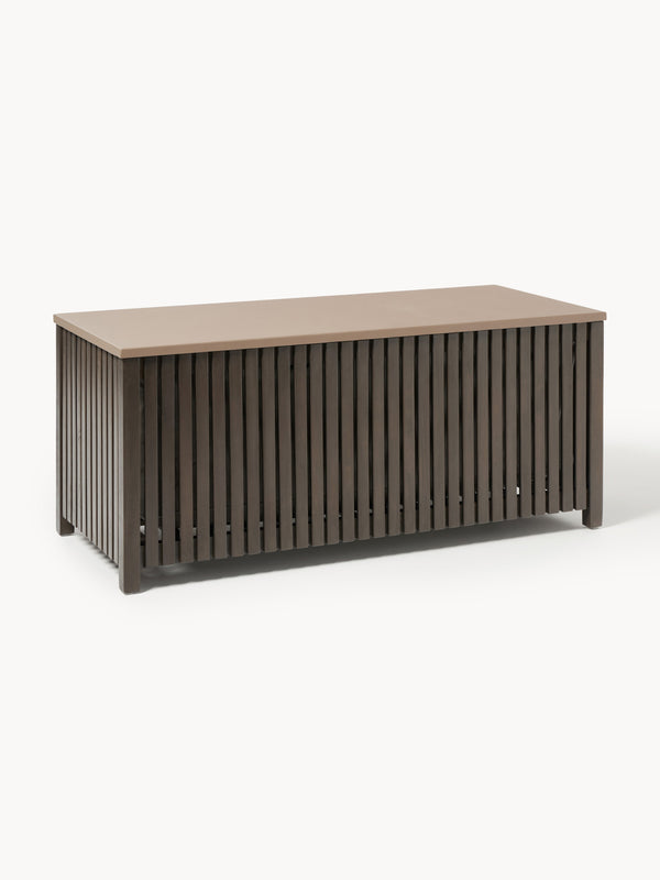 Arkindo Acacia Wood Garden Storage Box with Insert, W 129 cm