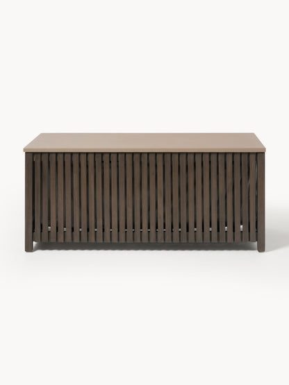 Arkindo Acacia Wood Garden Storage Box with Insert, W 129 cm