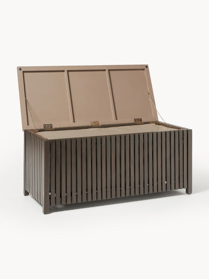Arkindo Acacia Wood Garden Storage Box with Insert, W 129 cm