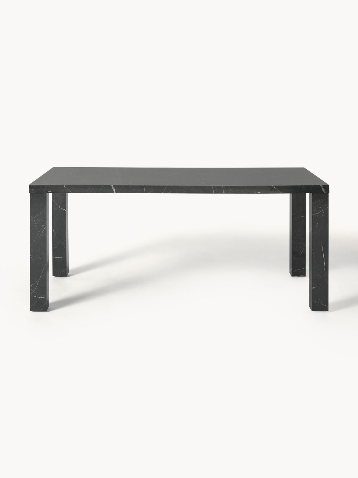 Carlathe Dining Table, Marble Look, 180 x 90 cm