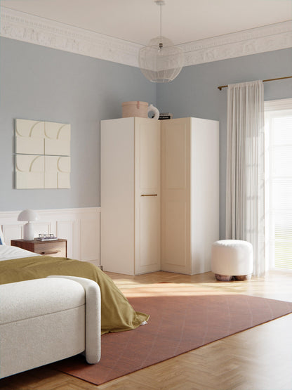 Charlveth Modular Corner Wardrobe, 115 cm Wide