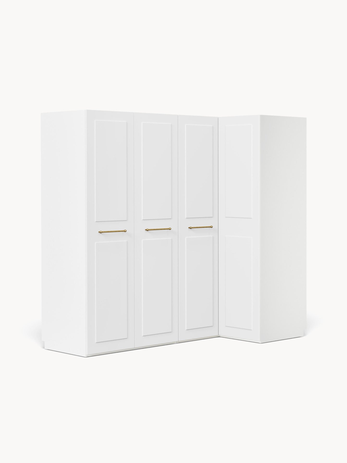 Charlveth Modular Corner Wardrobe, 215 cm Wide, in Various Sizes
