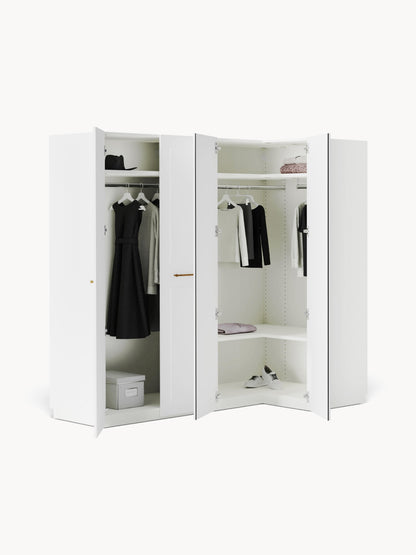 Charlveth Modular Corner Wardrobe, 215 cm Wide, in Various Sizes