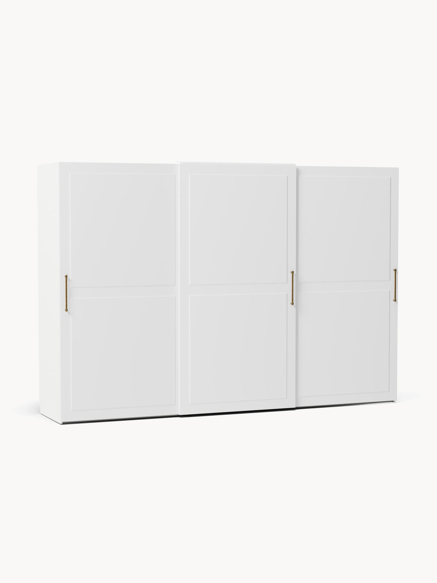 Charlveth Modular Sliding-Door Wardrobe, 300 cm Wide, in Various Sizes