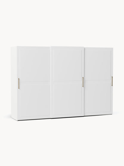 Charlveth Modular Sliding-Door Wardrobe, 300 cm Wide, in Various Sizes