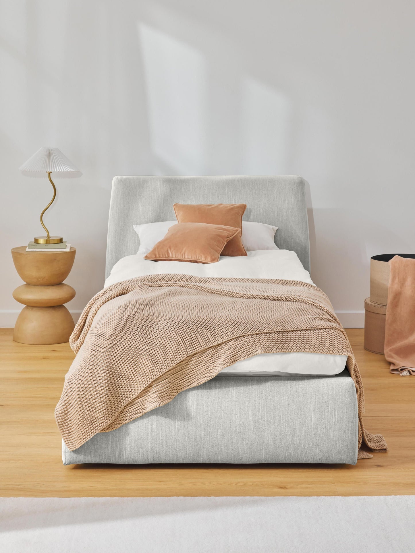 Clovarde Single Bed with Storage