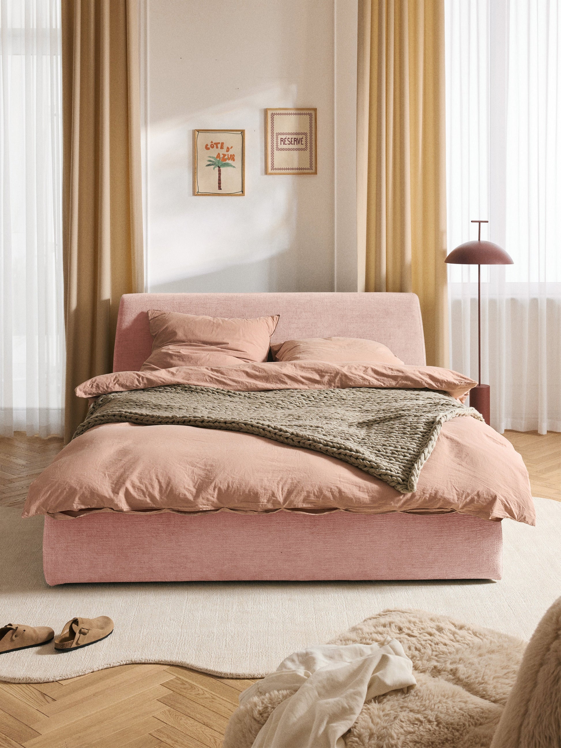 Clovarde Upholstered Storage Bed