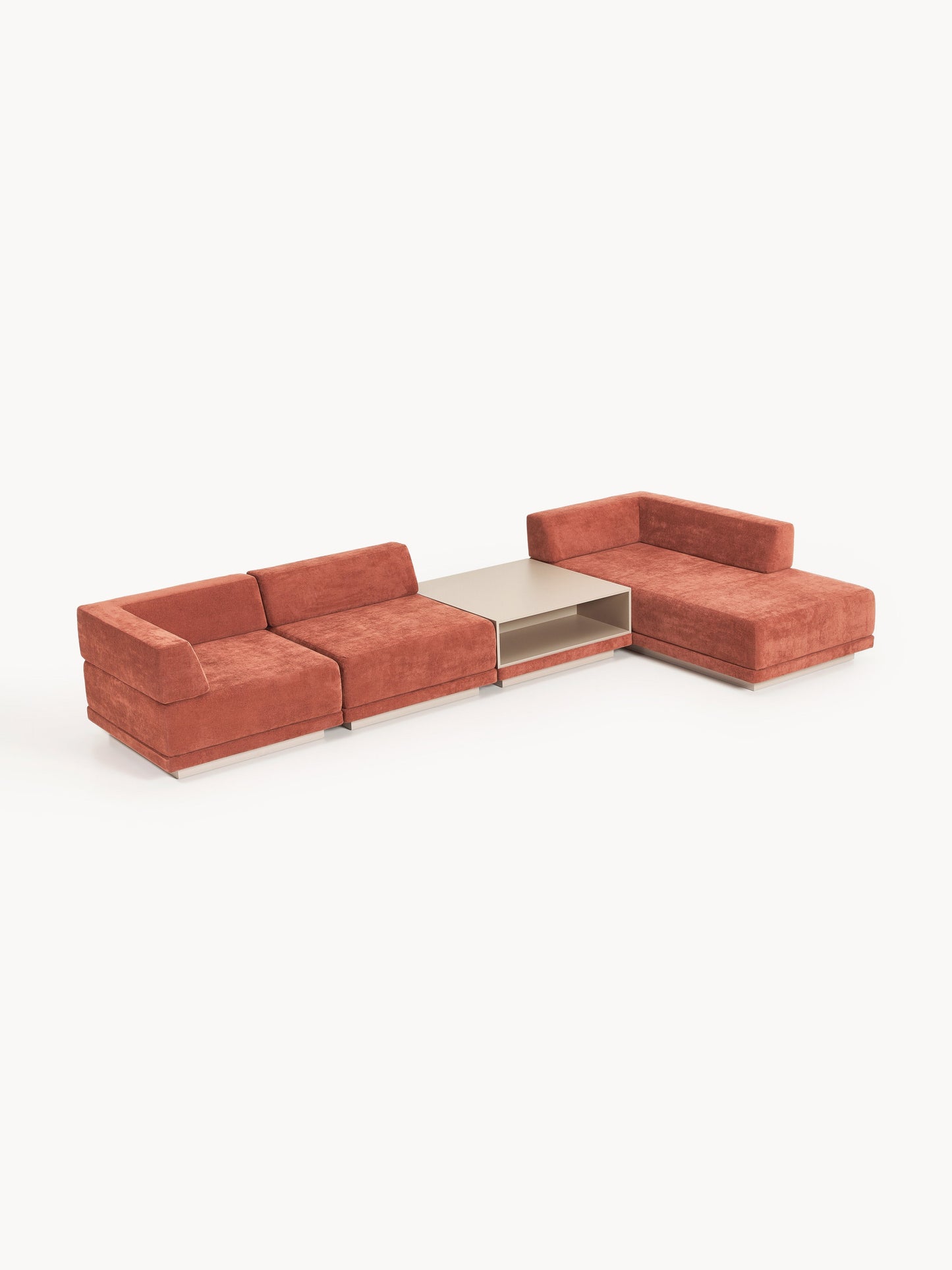 Colbrant Modular Corner Sofa (4-Seater) with Coffee Table