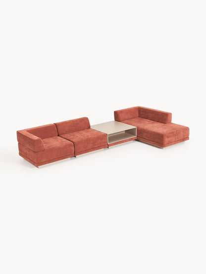 Colbrant Modular Corner Sofa (4-Seater) with Coffee Table
