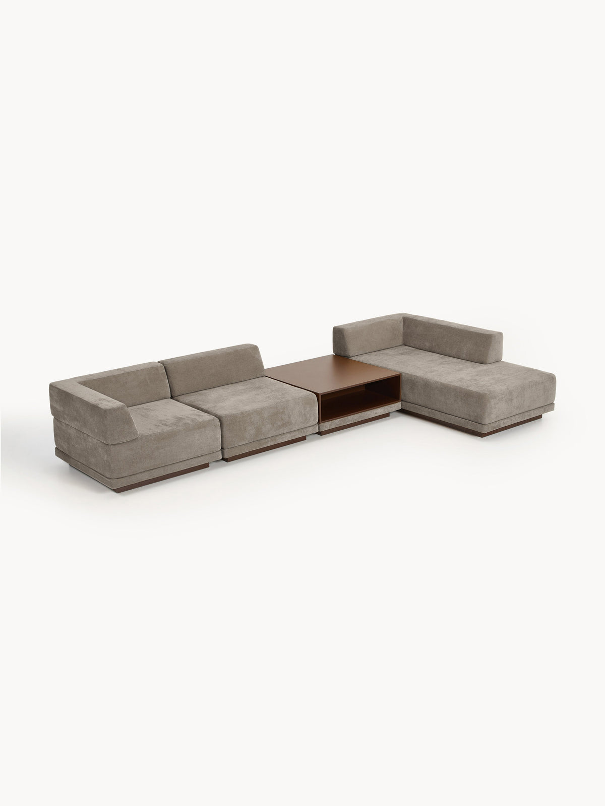 Colbrant Modular Corner Sofa (4-Seater) with Coffee Table