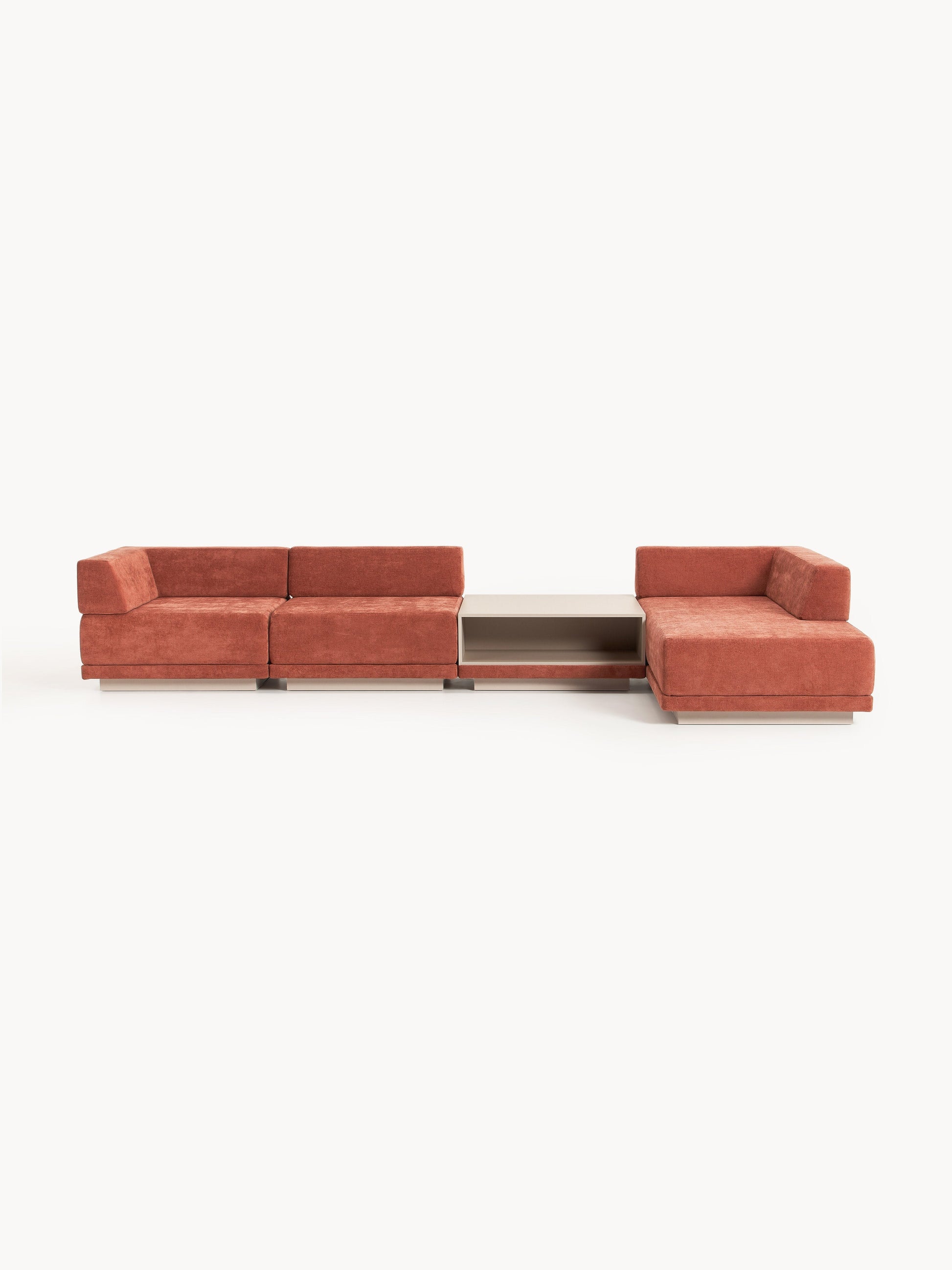 Colbrant Modular Corner Sofa (4-Seater) with Coffee Table