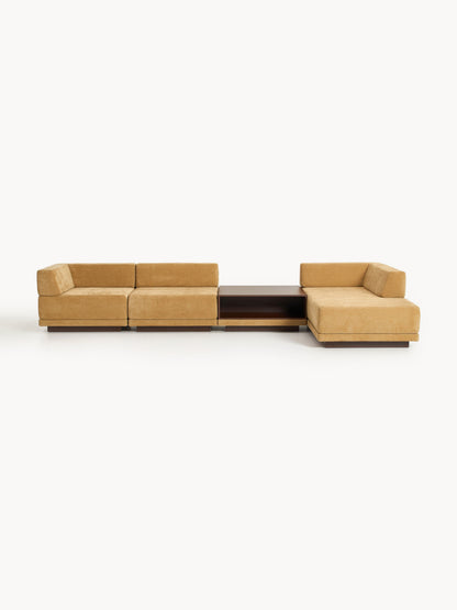 Colbrant Modular Corner Sofa (4-Seater) with Coffee Table