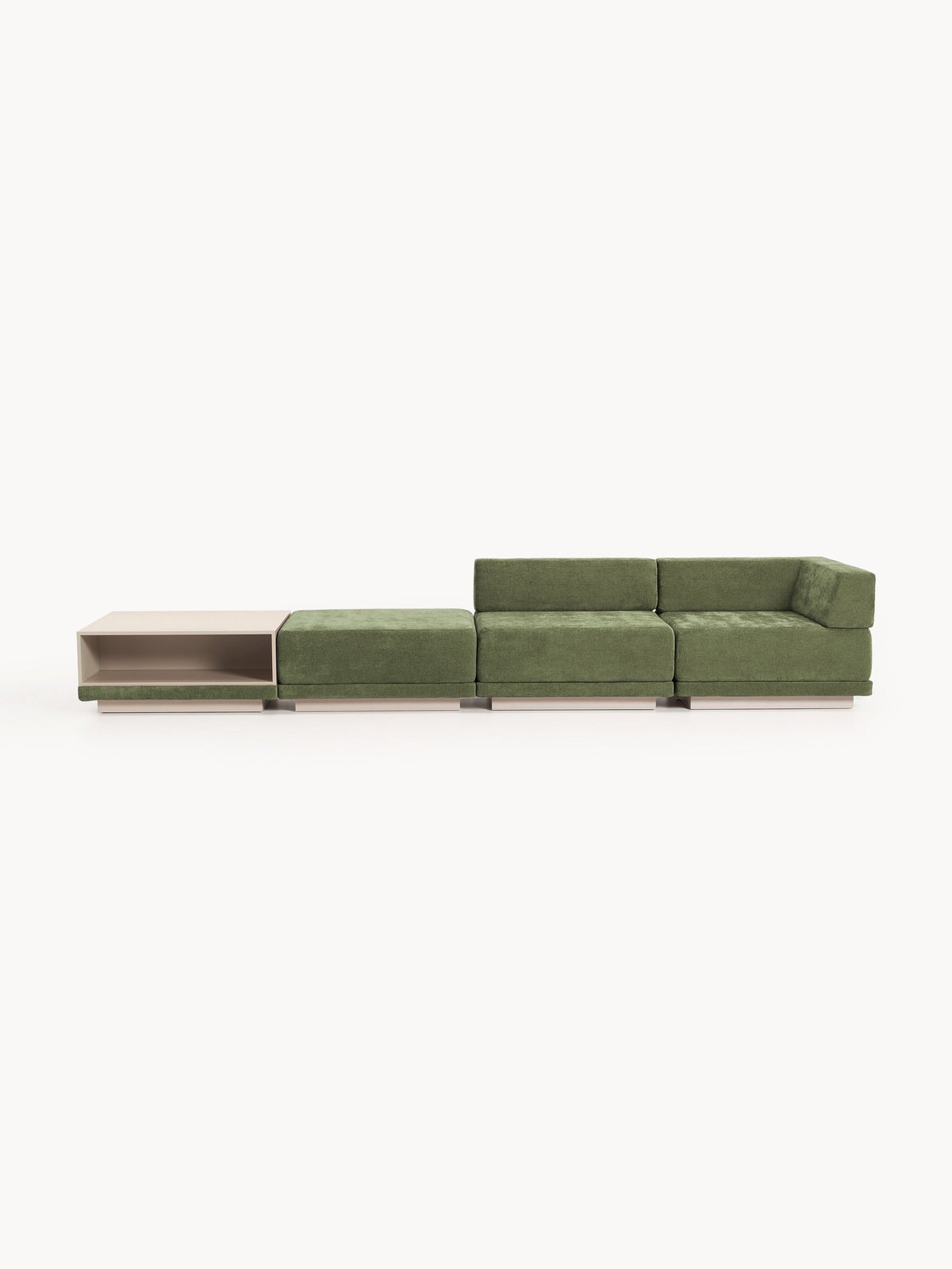 Colbrant Modular Sofa (4-Seater) with Coffee Table & Ottoman