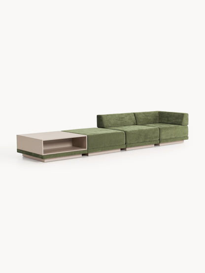 Colbrant Modular Sofa (4-Seater) with Coffee Table & Ottoman