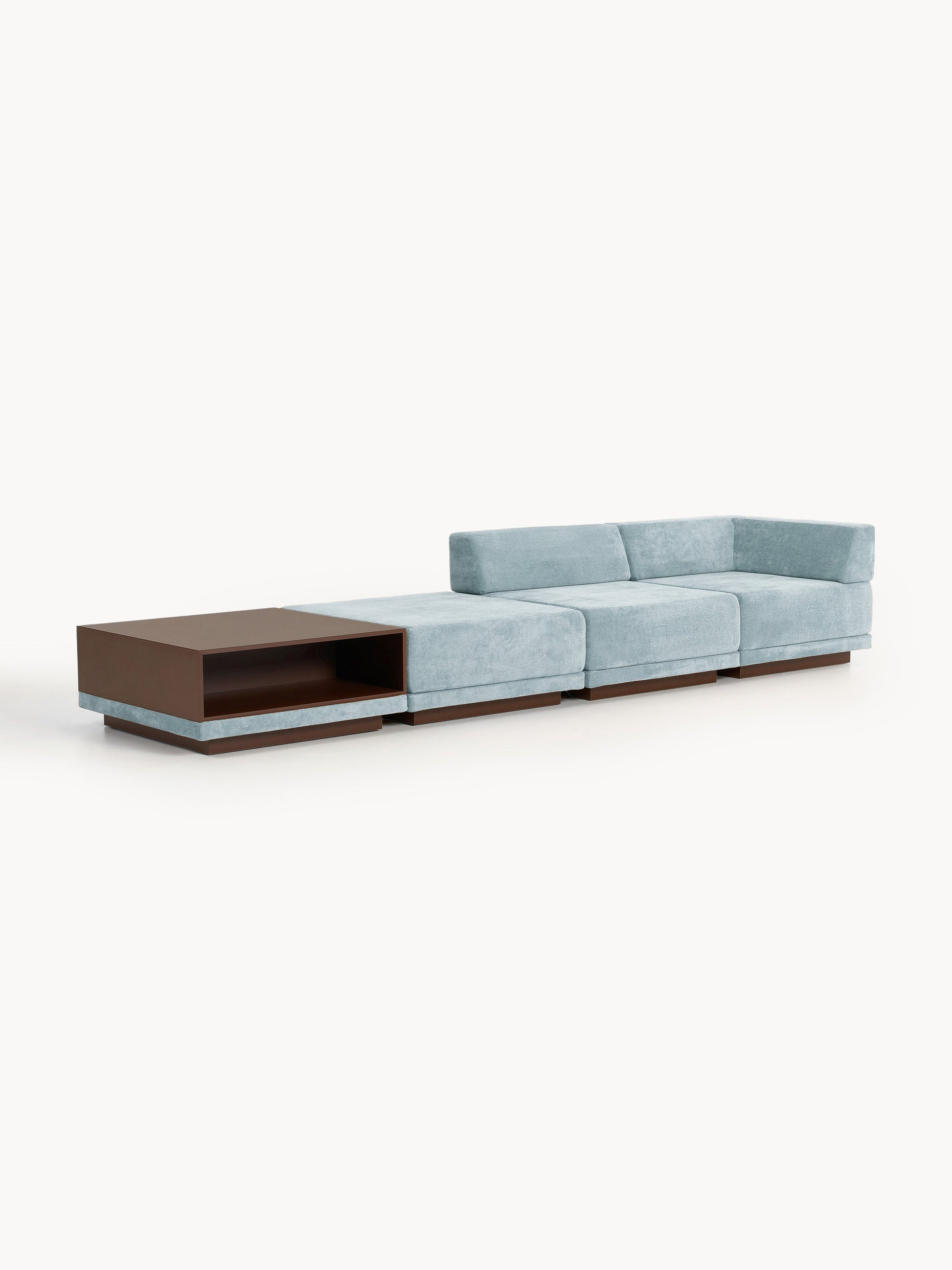 Colbrant Modular Sofa (4-Seater) with Coffee Table & Ottoman