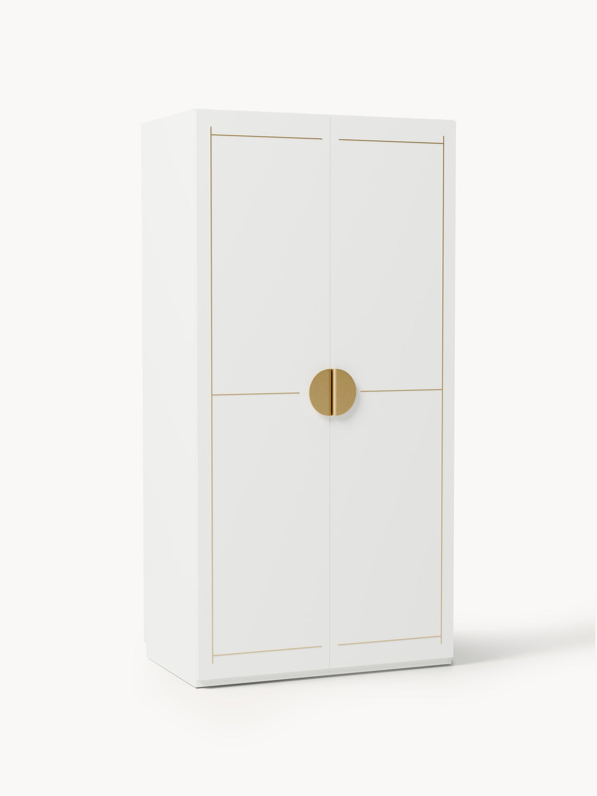 Denvarro Modular Hinged-Door Wardrobe, 100 cm Wide, in Various Sizes