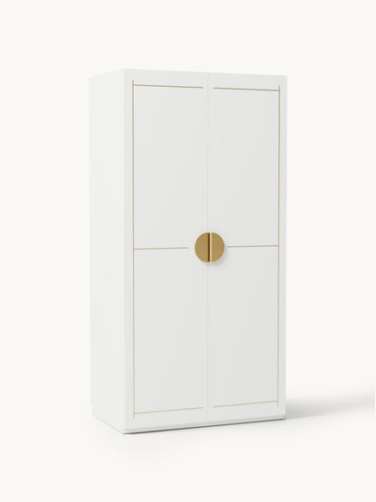 Denvarro Modular Hinged-Door Wardrobe, 100 cm Wide, in Various Sizes