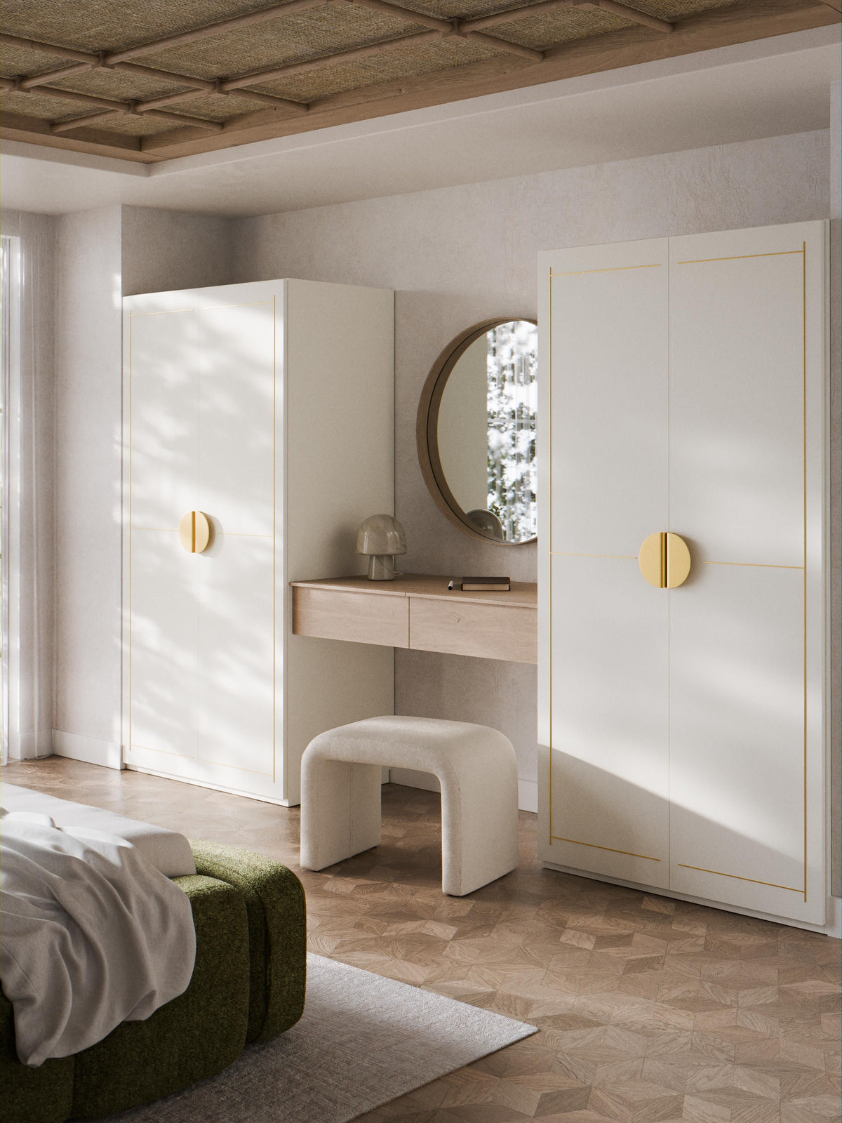 Denvarro Modular Hinged-Door Wardrobe, 100 cm Wide, in Various Sizes
