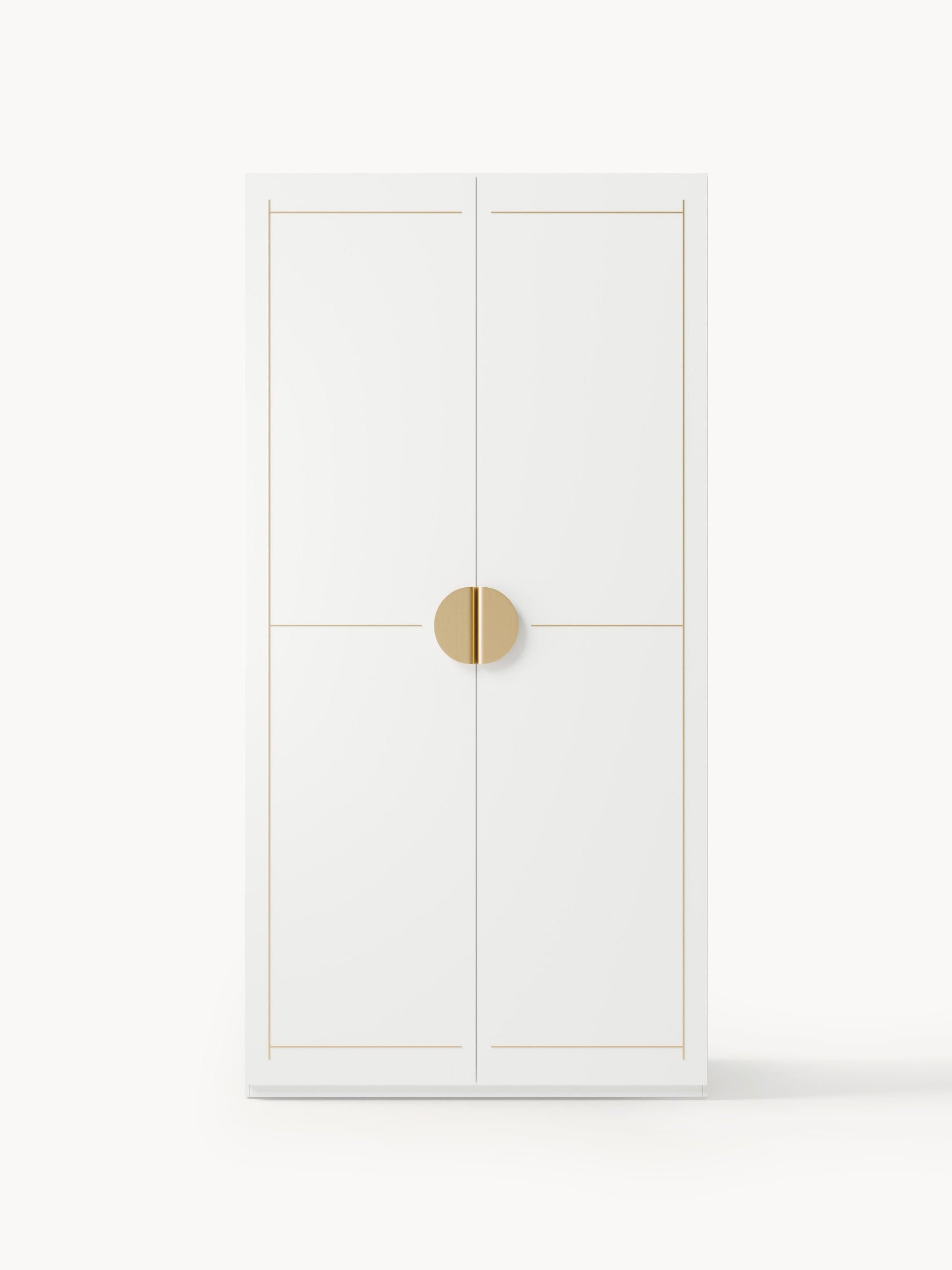 Denvarro Modular Hinged-Door Wardrobe, 100 cm Wide, in Various Sizes