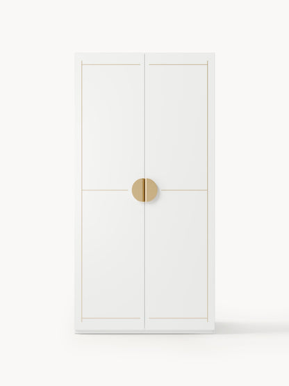 Denvarro Modular Hinged-Door Wardrobe, 100 cm Wide, in Various Sizes