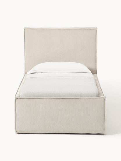 Dremvard Single Bed in Corduroy