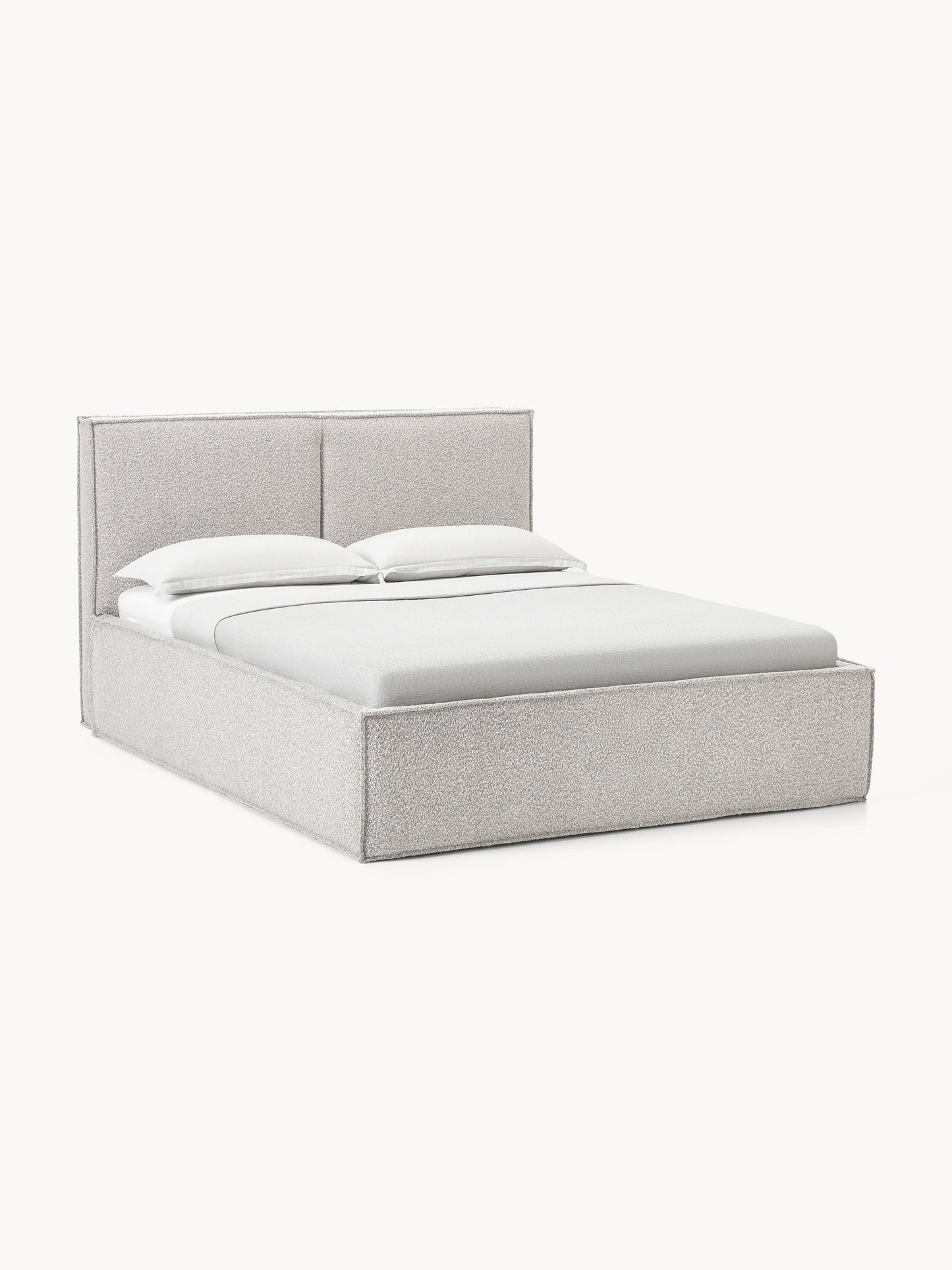 Dremvard Upholstered Bed in Bouclé