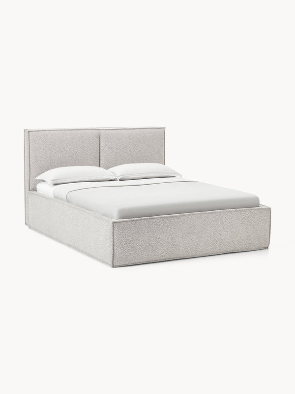 Dremvard Upholstered Bed in Bouclé