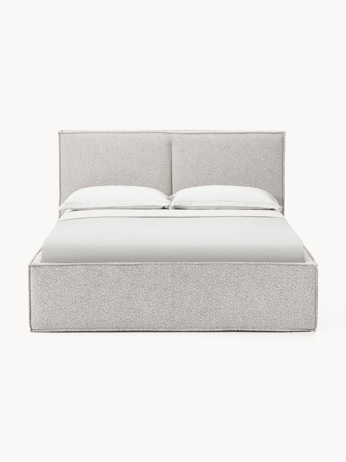 Dremvard Upholstered Bed in Bouclé