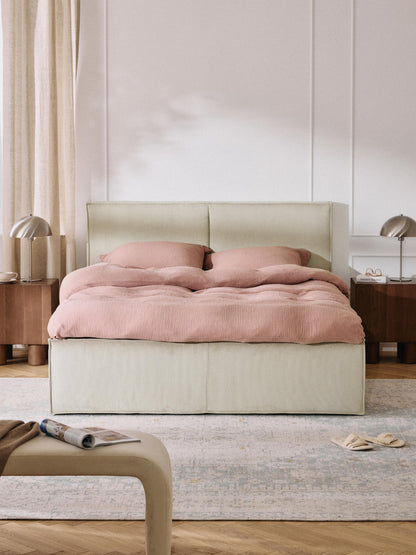 Dremvard Upholstered Corduroy Bed