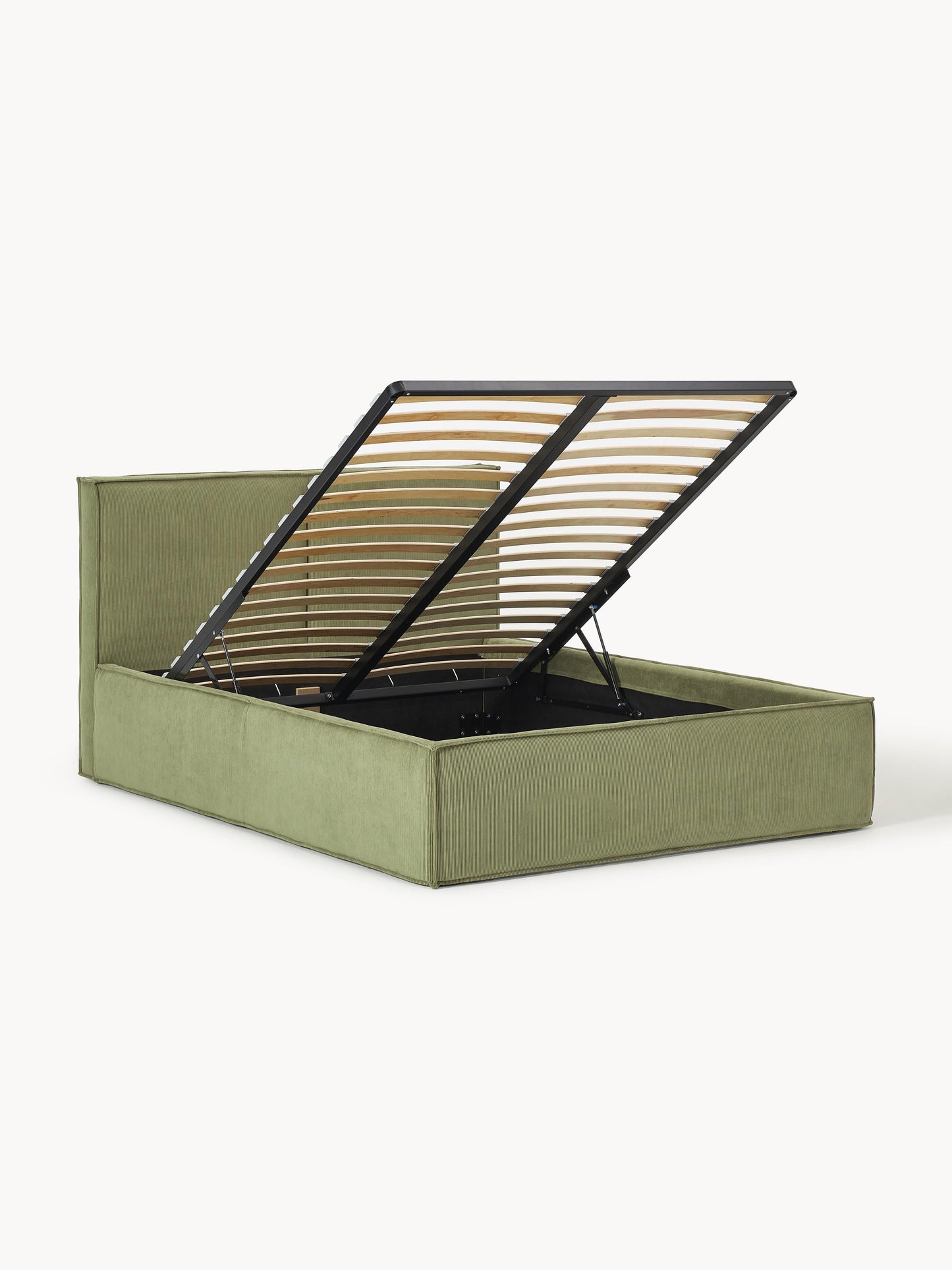Dremvard Upholstered Storage Bed in Corduroy