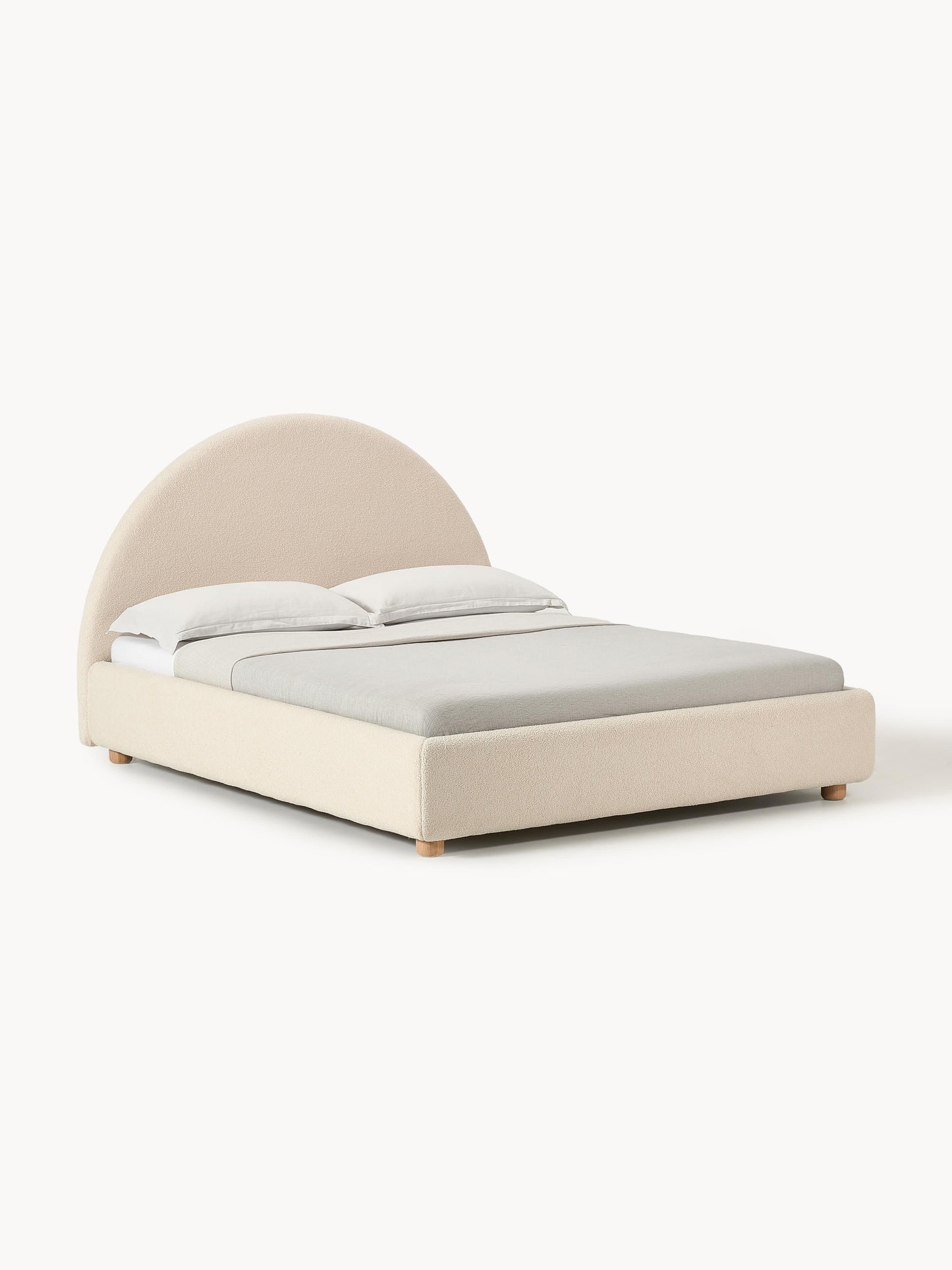 Ebbrant Upholstered Bed in Teddy