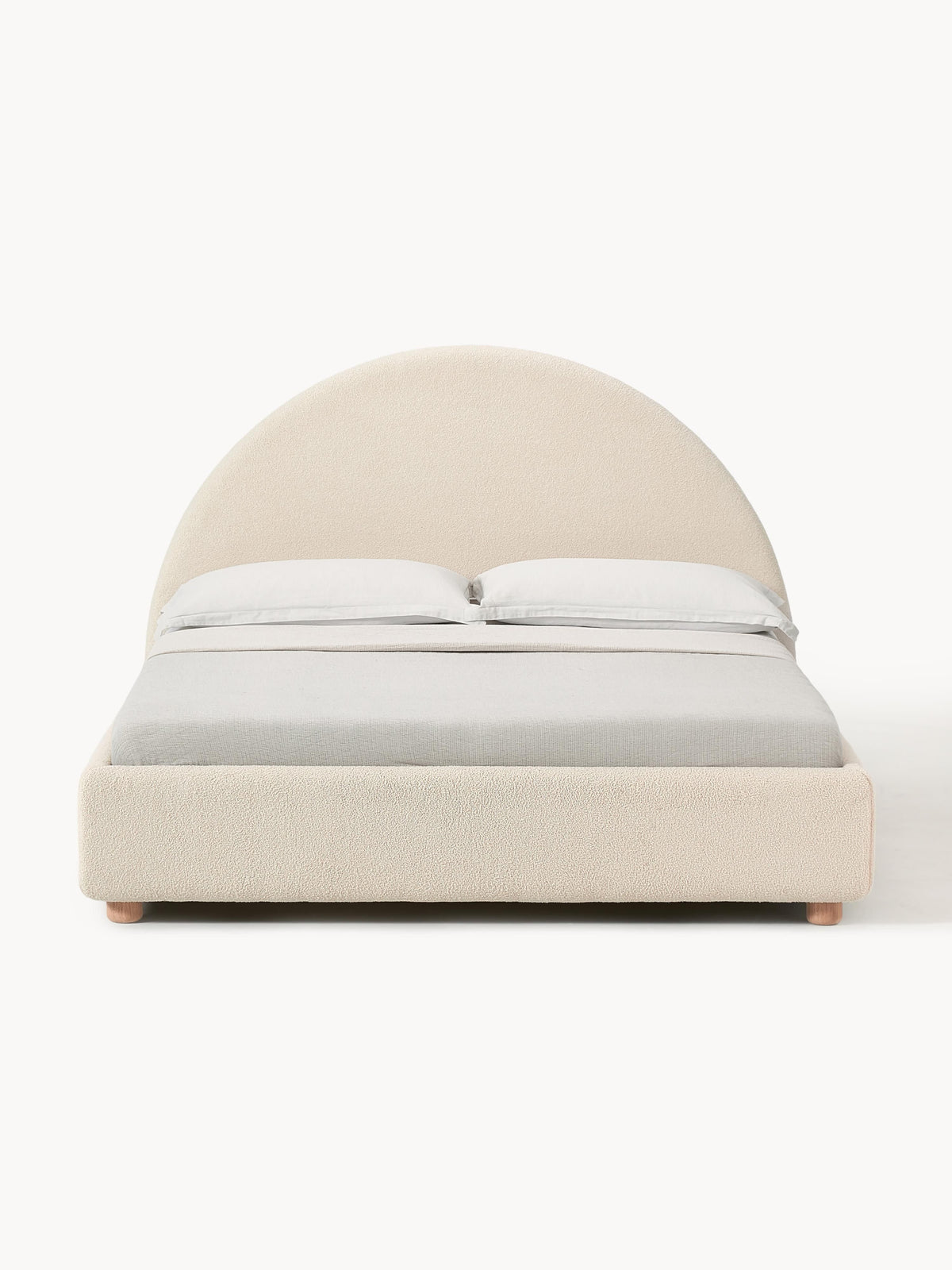 Ebbrant Upholstered Bed in Teddy