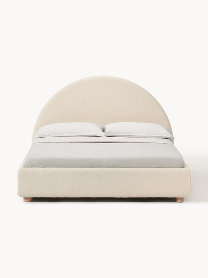 Ebbrant Upholstered Bed in Teddy