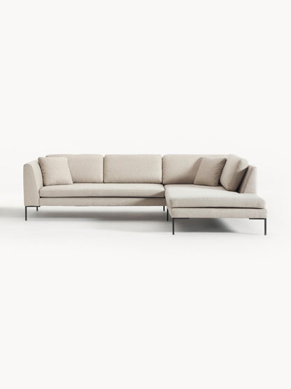 Emmreth Corner Sofa with Metal Legs