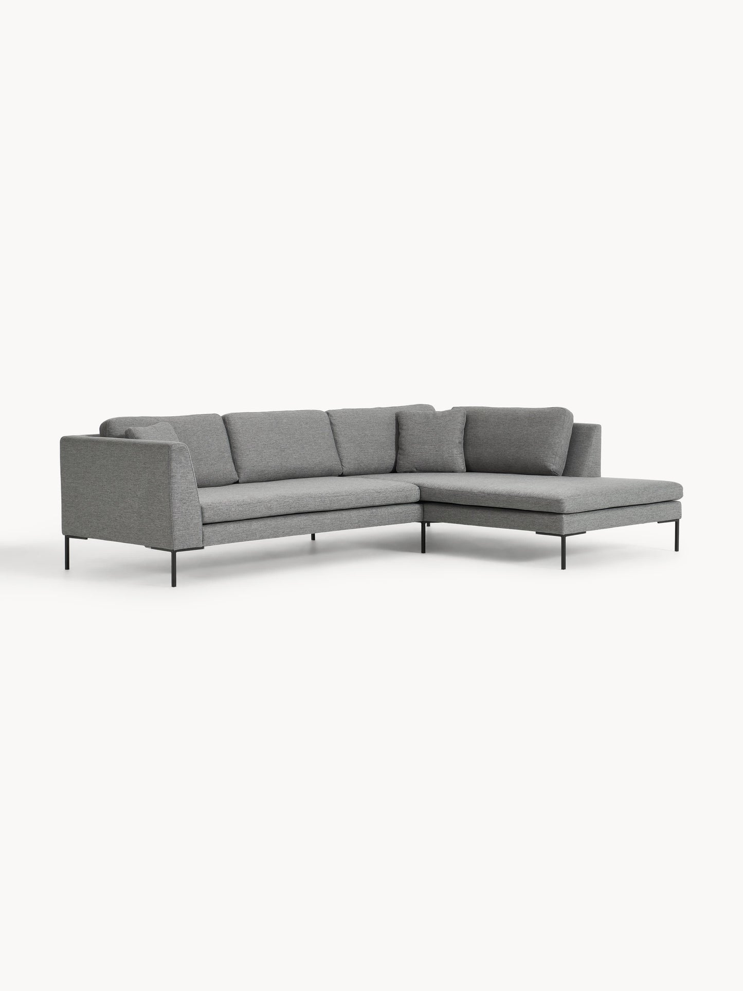 Emmreth Corner Sofa with Metal Legs