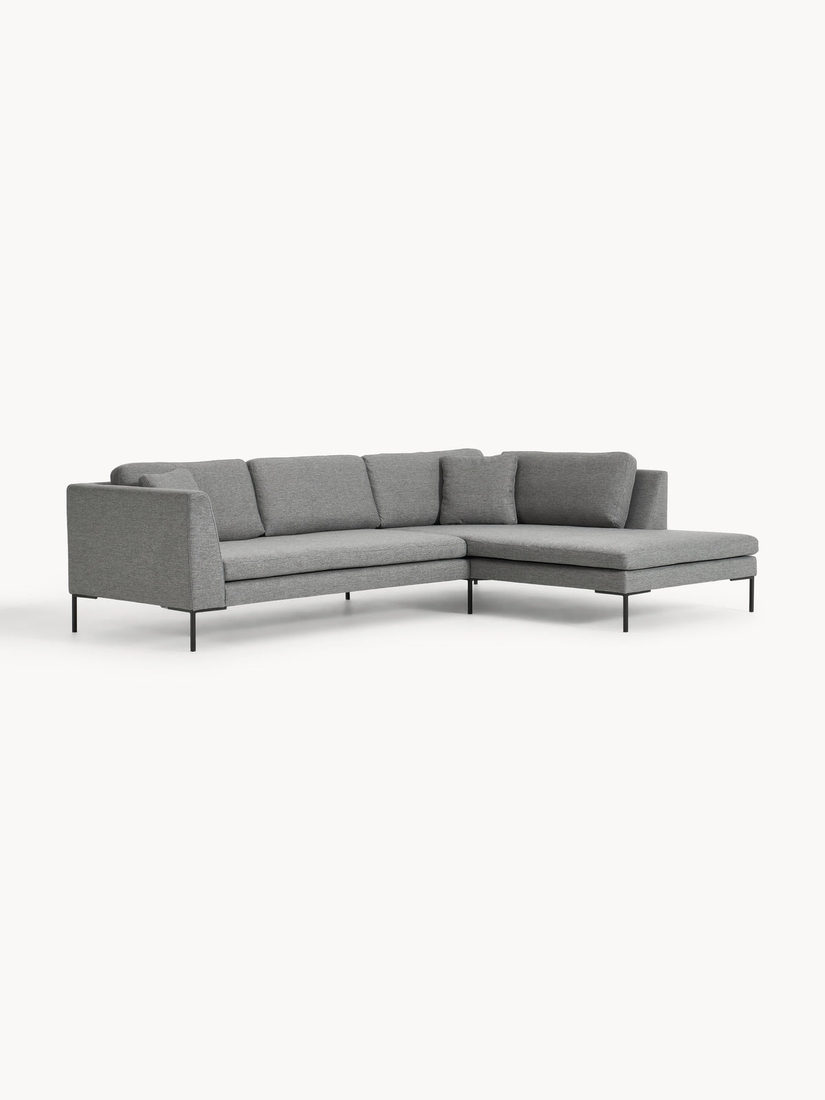 Emmreth Corner Sofa with Metal Legs