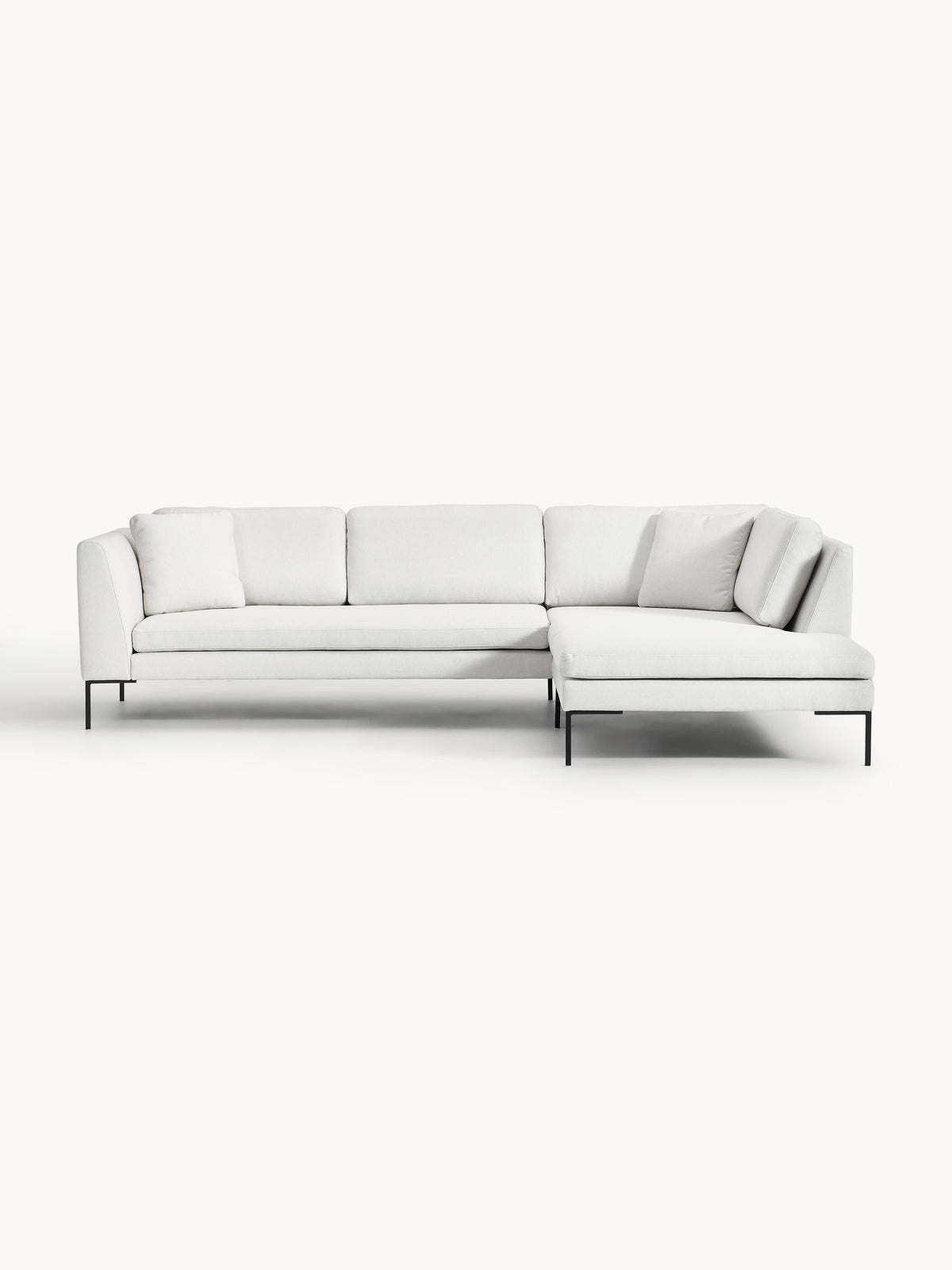 Emmreth Corner Sofa with Metal Legs