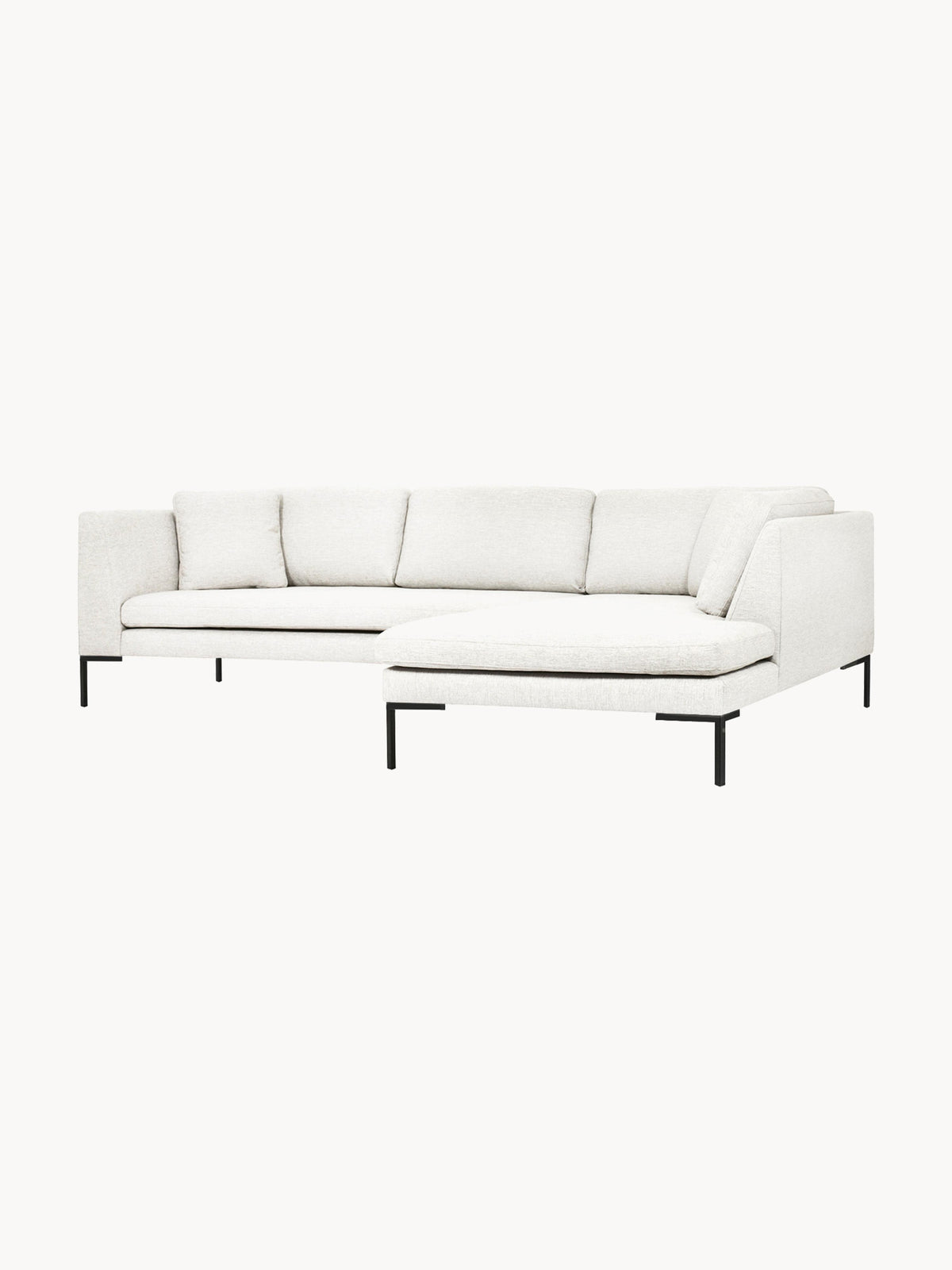 Emmreth Corner Sofa with Metal Legs