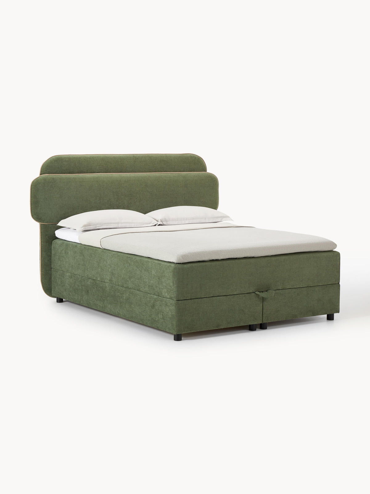Enricor Box Spring Bed with Storage