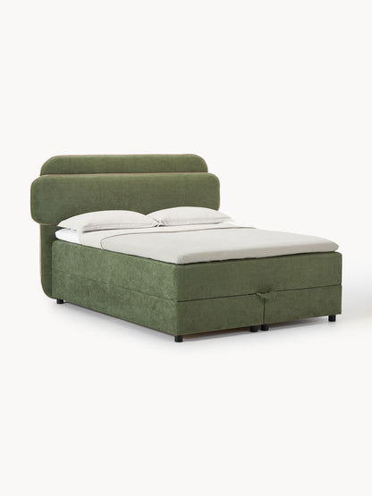 Enricor Box Spring Bed with Storage