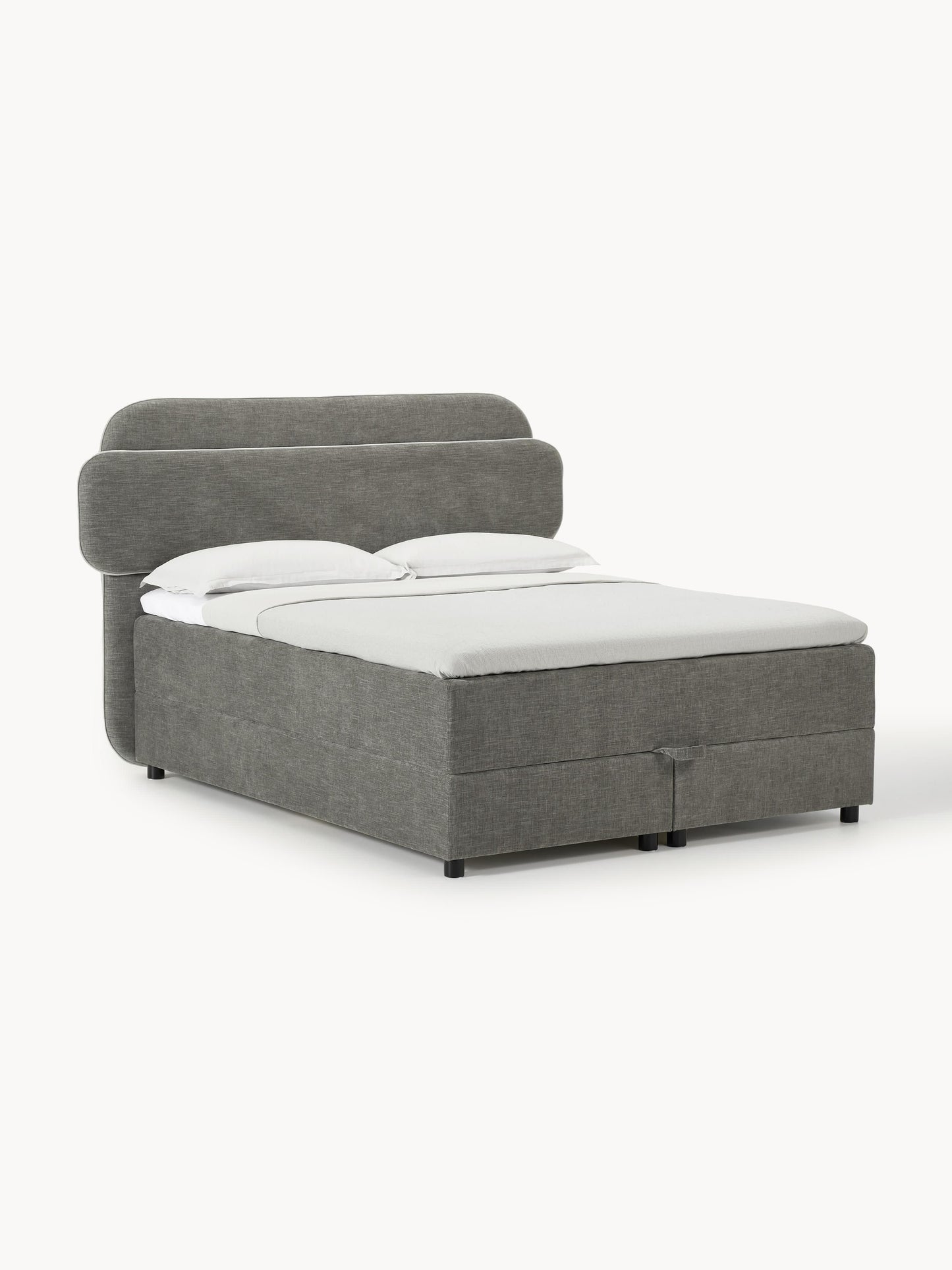 Enricor Box Spring Bed with Storage