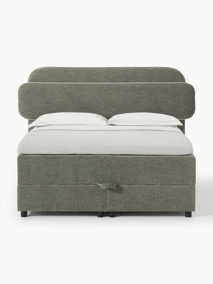 Enricor Box Spring Bed with Storage