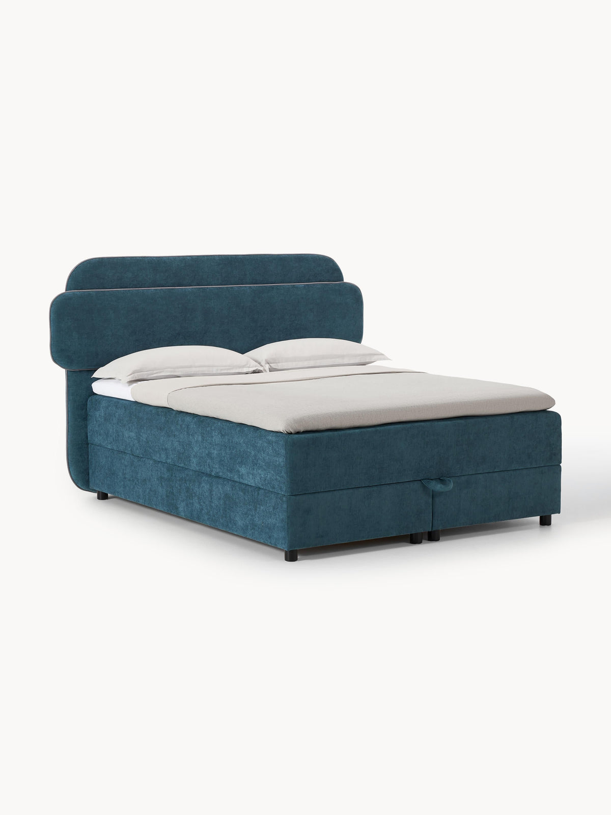Enricor Box Spring Bed with Storage