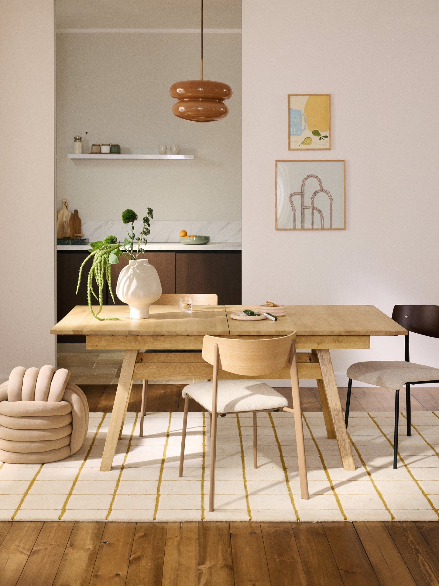 Ethrimo Extendable Dining Table, 180 - 220 x 100 cm