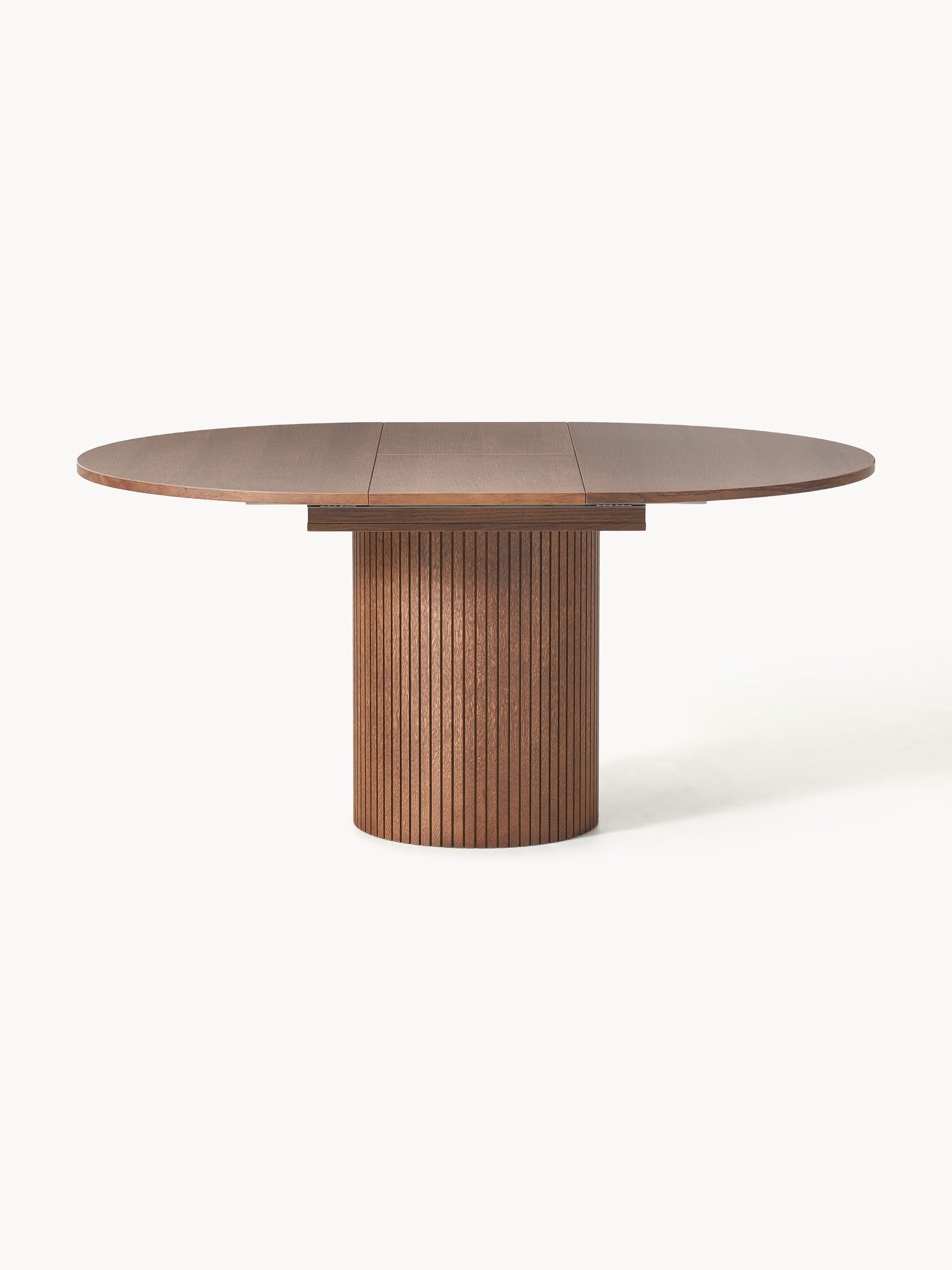 Filoraz Extendable Dining Table with Grooved Texture, 120 - 160 x 75 cm