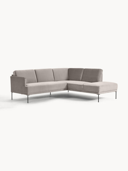 Fluendra Corner Sofa in Velvet