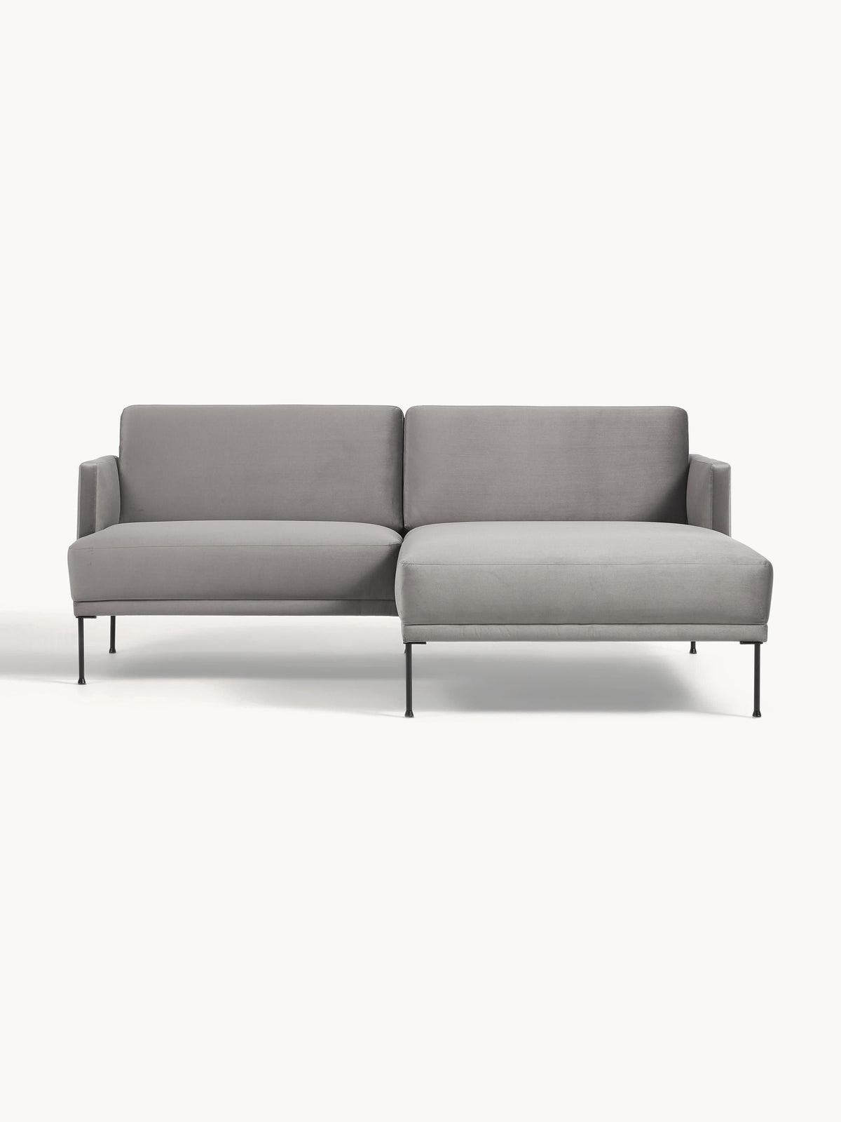 Fluendra Small Corner Sofa in Velvet