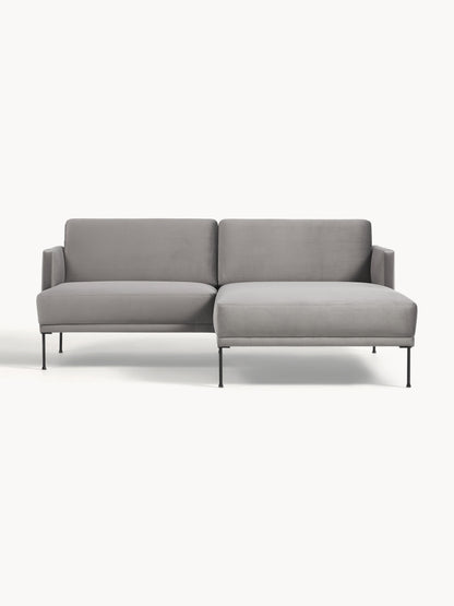 Fluendra Small Corner Sofa in Velvet