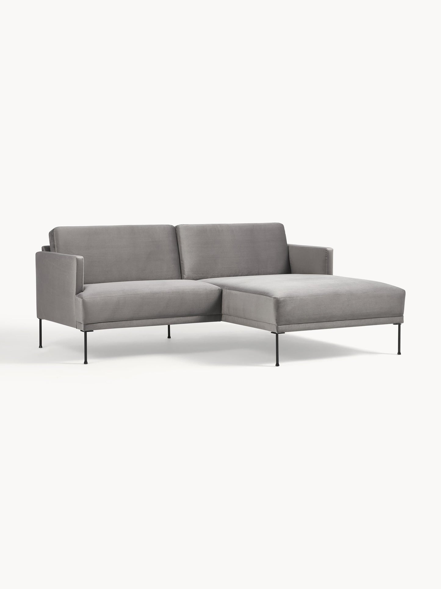 Fluendra Small Corner Sofa in Velvet
