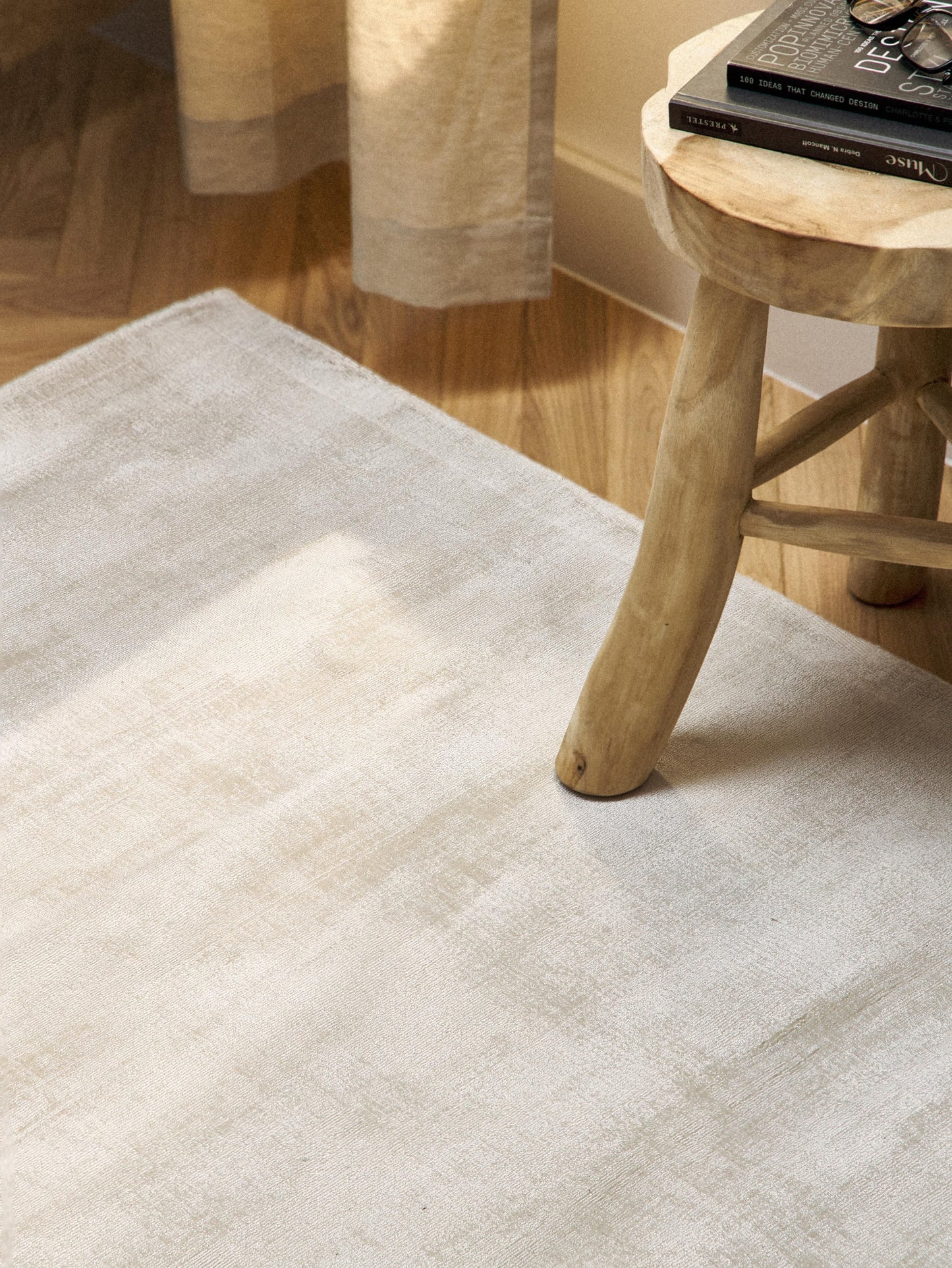 Janwick Viscose Rug, Hand-Woven